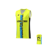 Basketball Jersey Static - Neon Yellow